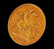 Half sovereign dated 1898