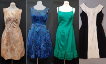 A collection of 4 early 1960's dresses comprising mini dresses by Jean Allen (approx size 14) in