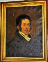 Early 19th Century British School - Portrait of a gentleman, quarter-length, unsigned, oil on