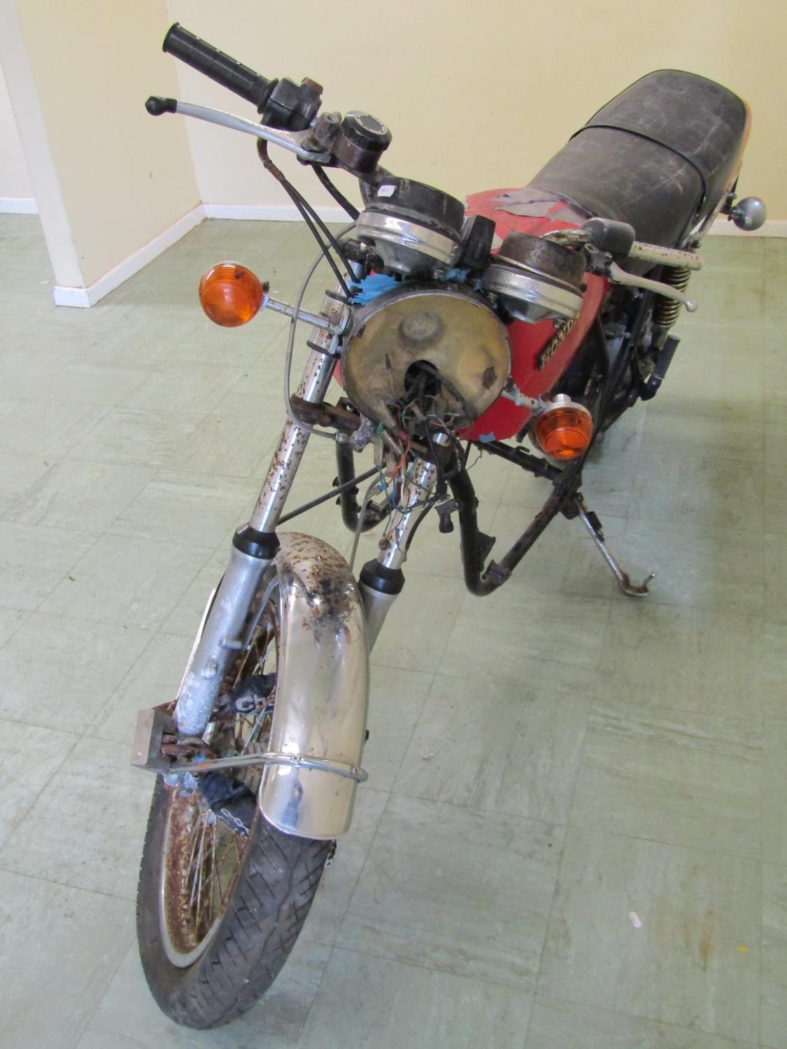 A Honda CB 750cc motorcycle (lacking engine) registration number VHV 596S, sold with V5C logbook, - Image 5 of 6