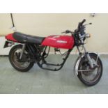 A Honda CB 750cc motorcycle (lacking engine) registration number VHV 596S, sold with V5C logbook,
