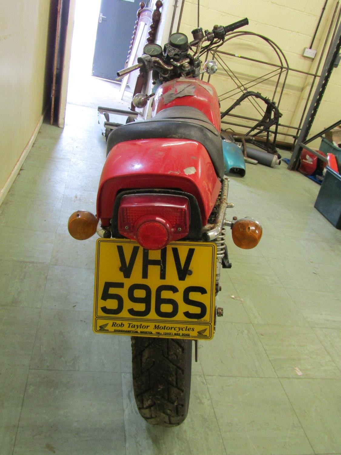 A Honda CB 750cc motorcycle (lacking engine) registration number VHV 596S, sold with V5C logbook, - Image 3 of 6