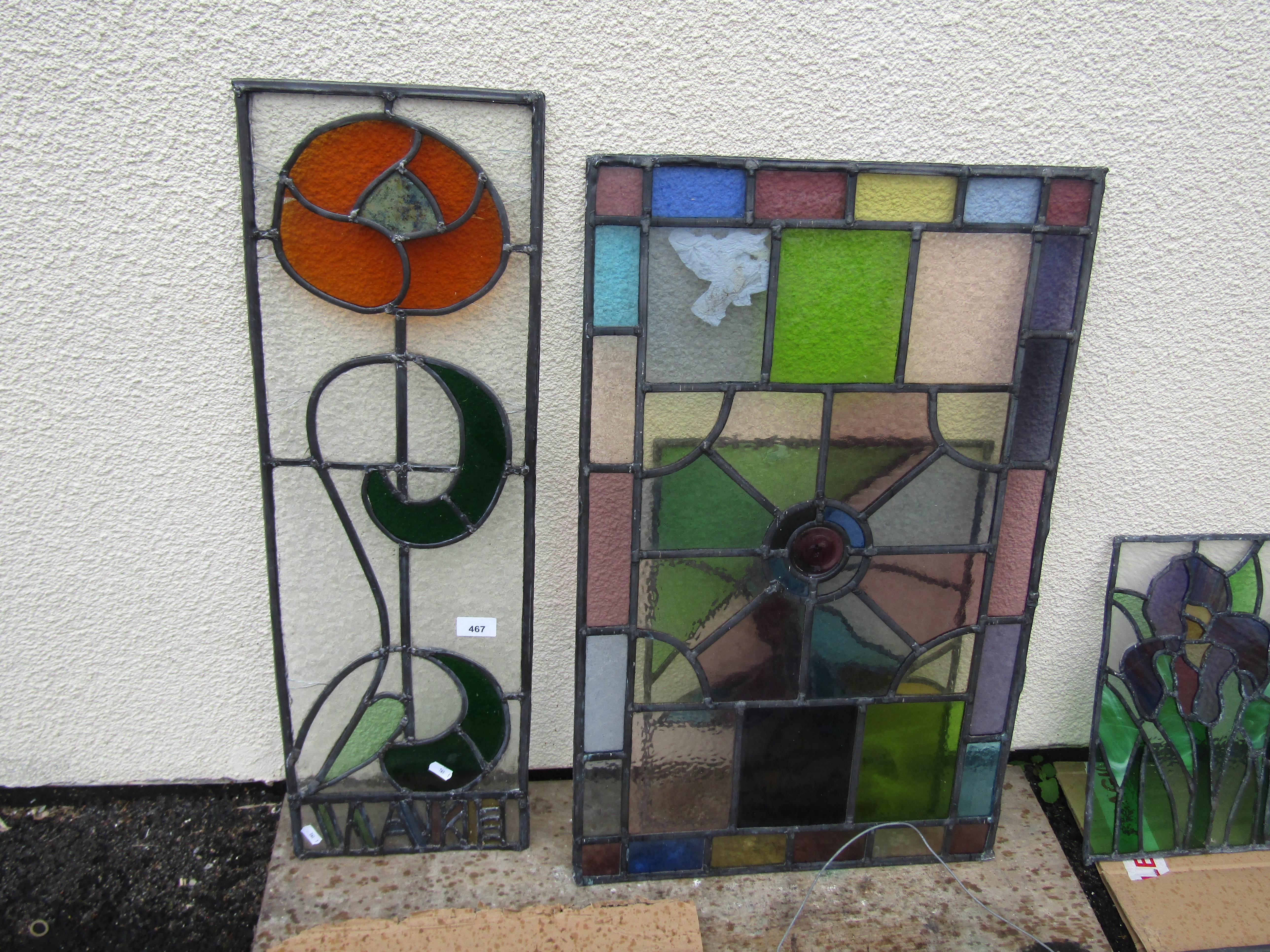Collection of stained glass, varying sizes - Image 3 of 9