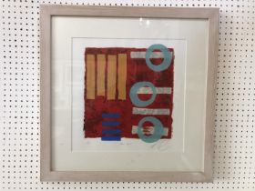 Lee Crew (b.1970) - 'Red Port', limited edition silkscreen in colours, signed, titled and numbered