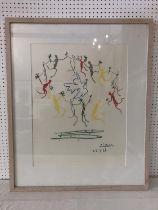 After Pablo Picasso (1881-1973) - 'La Ronde de la Jeunesse' (The Youth Circle), offset lithograph in