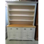 Cotswold Company dresser in Normandy grey and white, 160cm wide