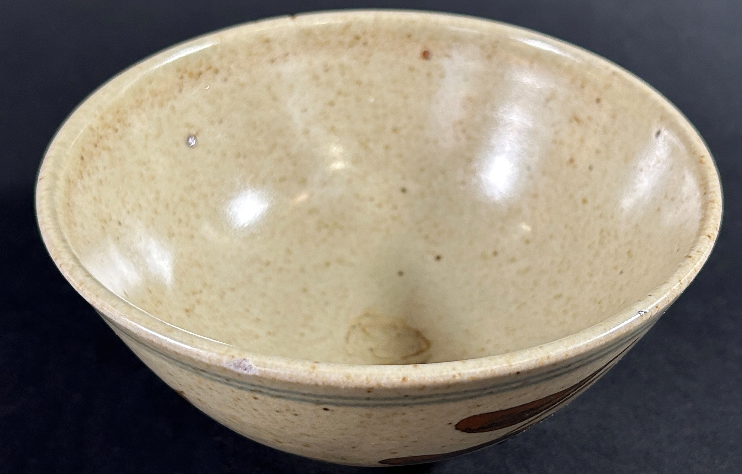 Two Leach studio pottery bowls, each measuring 8cm high, 14cm diameter. - Image 2 of 3