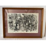 Ann D'Arcy Hughes (20th Century) - 'Banquet' (1967), limited edition etching, signed, titled and
