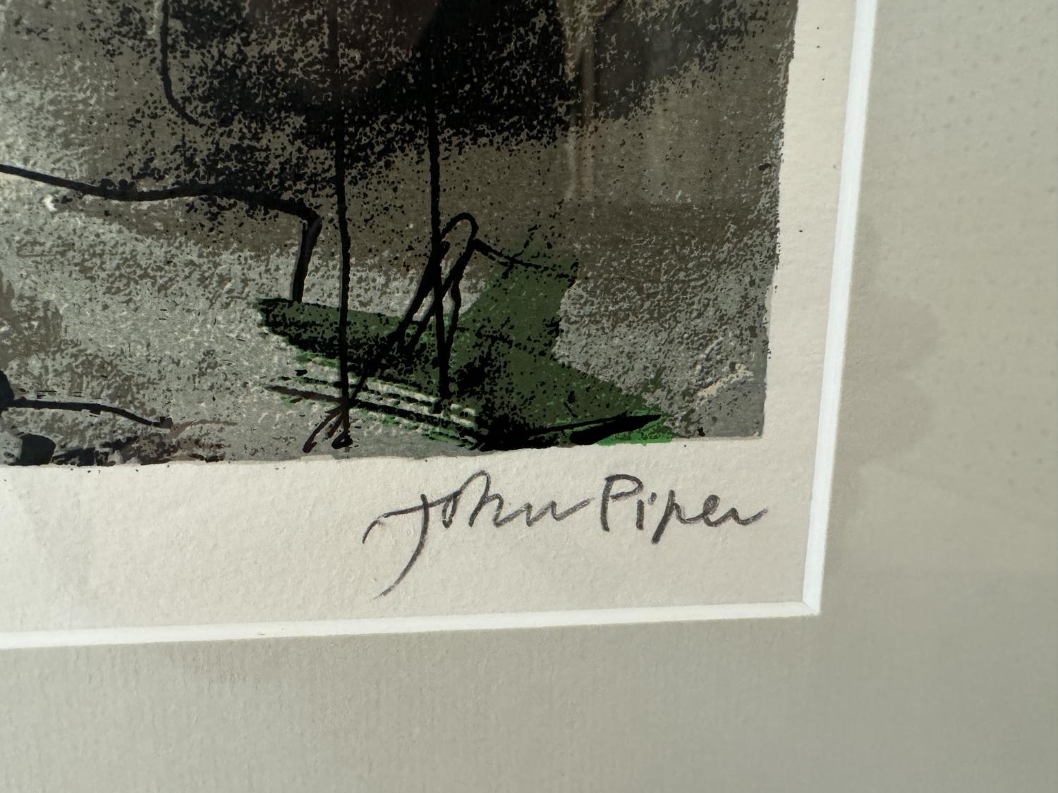 John Piper (British, 1903-1992) - 'Ruishton' (Levinson 381), lithograph in colours, signed in pencil - Image 3 of 5