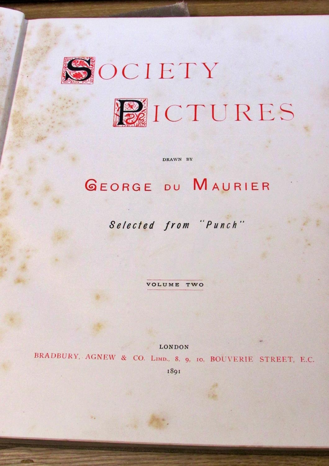 Art & illustration interest - The Modern School of Art, 2 volumes of Punch's Society Pictures (