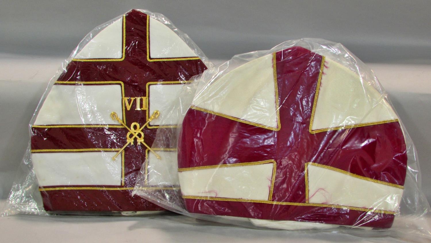 Masonic Regalia, including five hooded cloaks bearing Maltese Cross and Knights Templar Cross, of - Image 2 of 6
