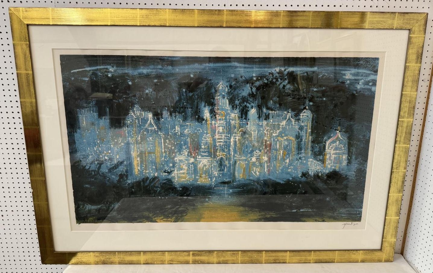 John Piper (British, 1903-1992) - 'Harlaxton (blue)' (1977), limited edition screenprint in colours, - Image 6 of 10