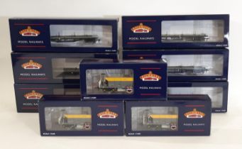 Nine 00 gauge boxed rolling stock railway models including 3 x 38-131 'Seacow' hoppers and 6 x 31-