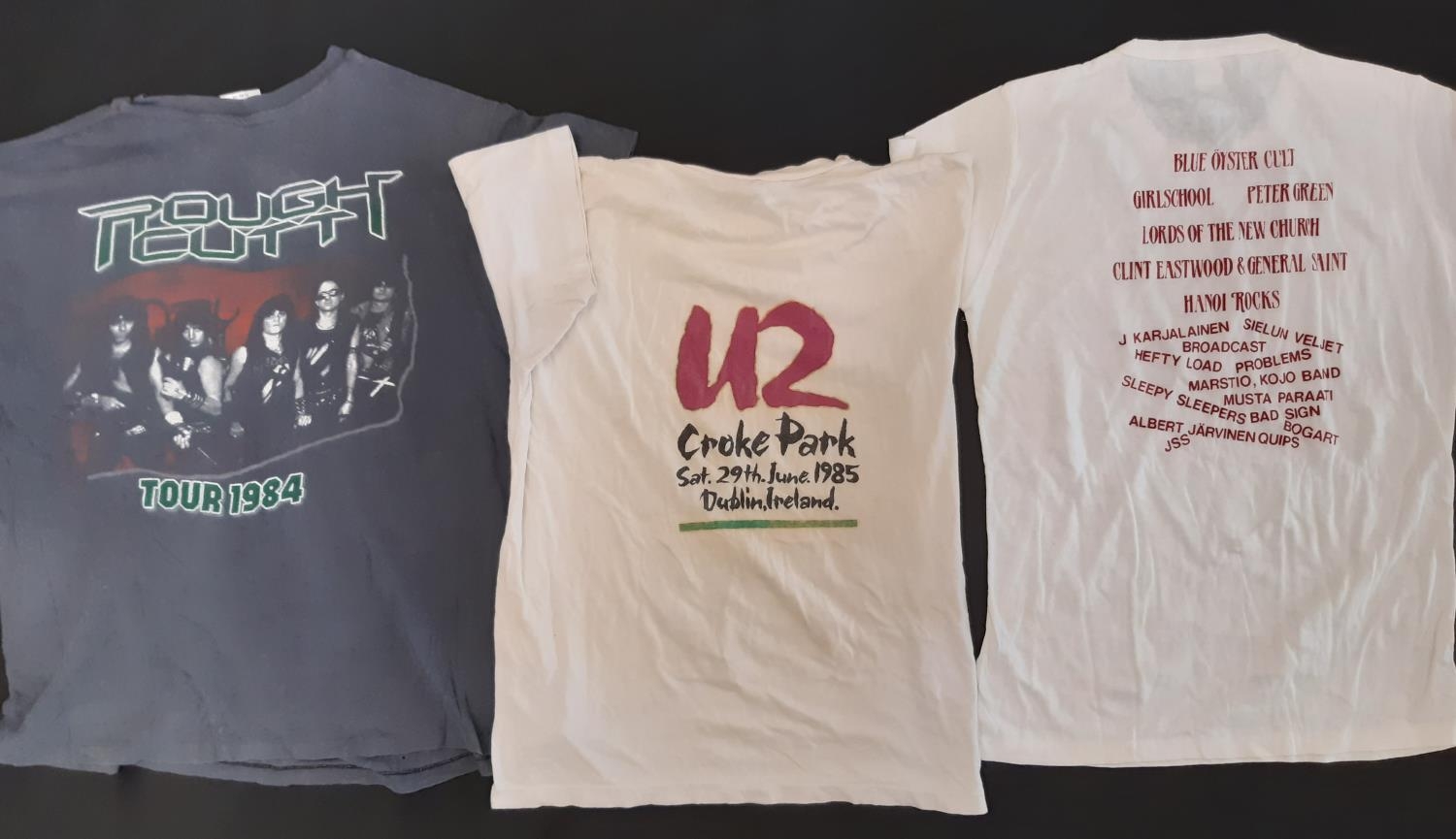 16 tour T shirts from the 1980's-90's for bands/ tours including 999, Eric Burdon, U2, The - Image 2 of 5