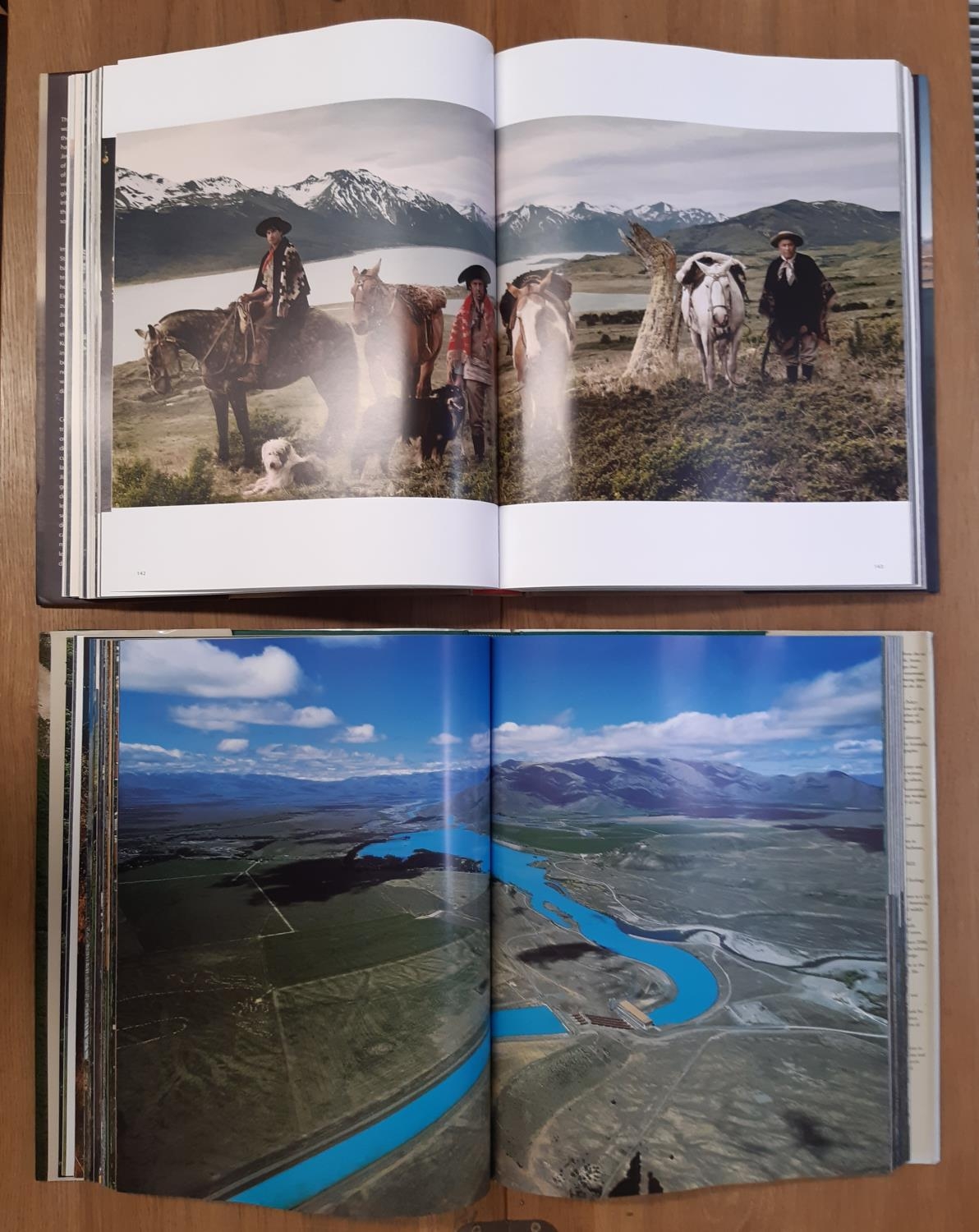 Two substantial coffee-table books, both with spectacular photographic images: The Earth from the - Image 2 of 3