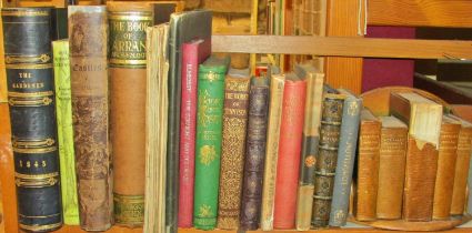 A mixed library to include vol 1 of The Gardener (1843), The Book of Arran Archaeology (1910),