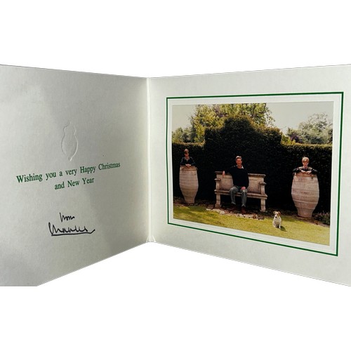British Royal Family / Monarchy Interest: A signed photographic Christmas card, depicting HRH The