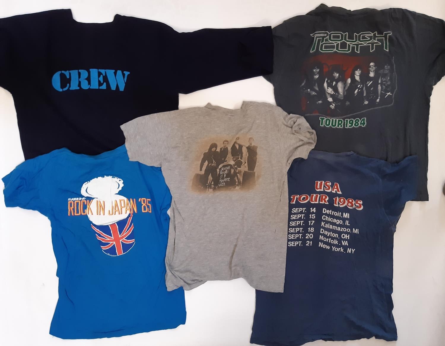 12 tour T shirts from the 1970's-90's for bands/ tours including Steppenwolf '77, Hawkwind '82, Joan - Image 4 of 6
