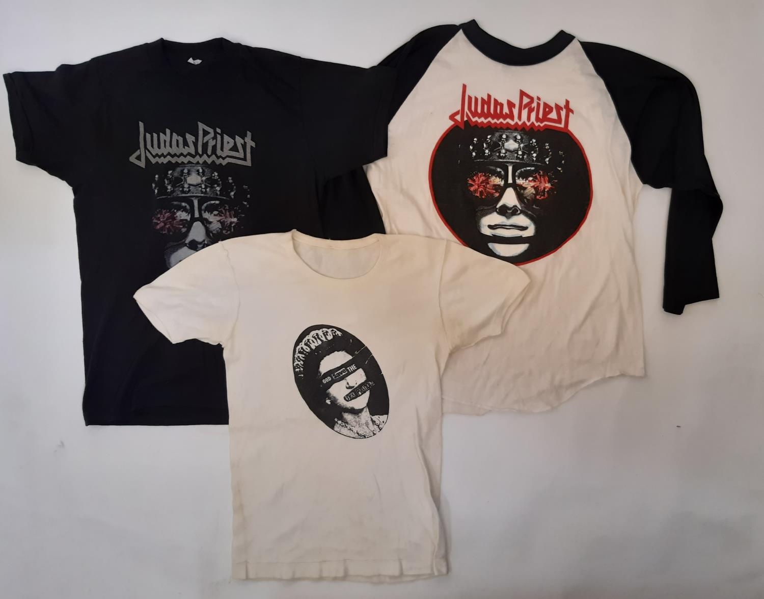 7 vintage garments featuring iconic bands including a tour sweatshirt for Motorhead 'Iron Fist' tour - Image 4 of 4