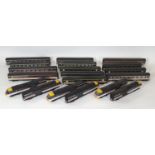 3 pairs of Hornby Power Cars in Intercity Swallow livery, nos 43046, 43198, 43080, 43102, 43119