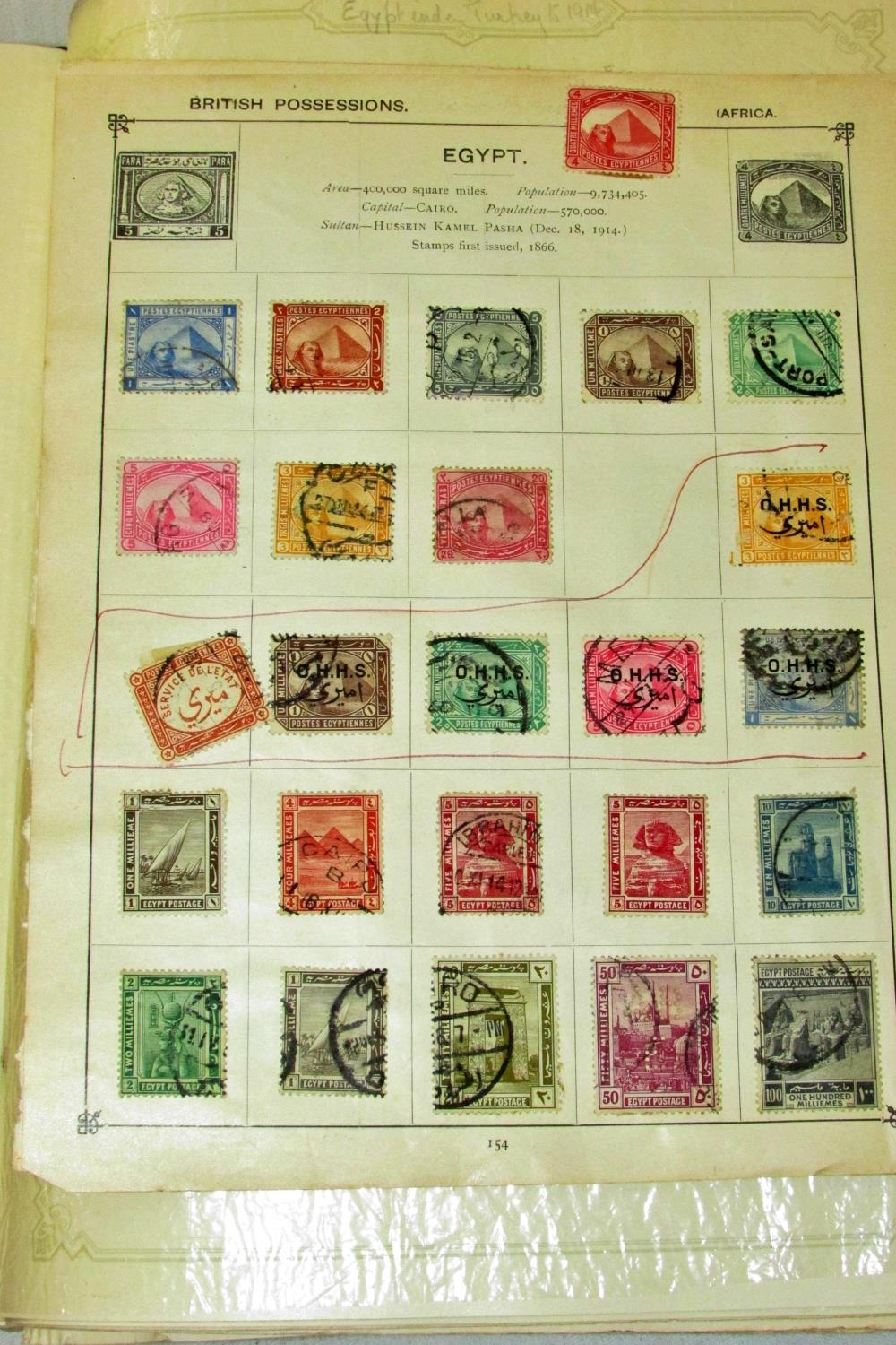 A genuine unpicked mainly commonwealth stamp collection in a springback album together with a good - Image 4 of 6