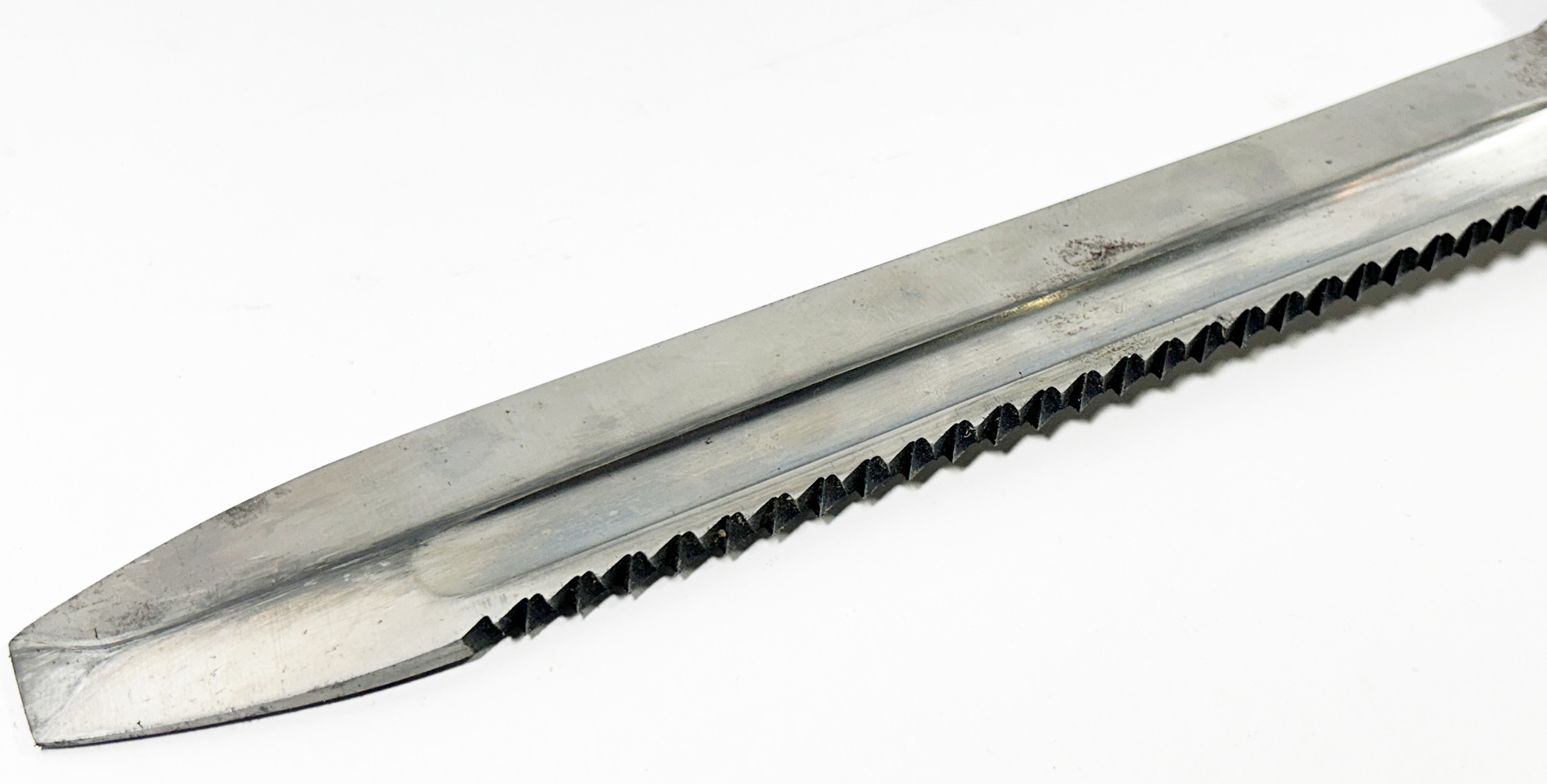 A German WWII DRK Red Cross Subordinate Hewer, the blade with saw back and chisel point, marked - Image 2 of 6