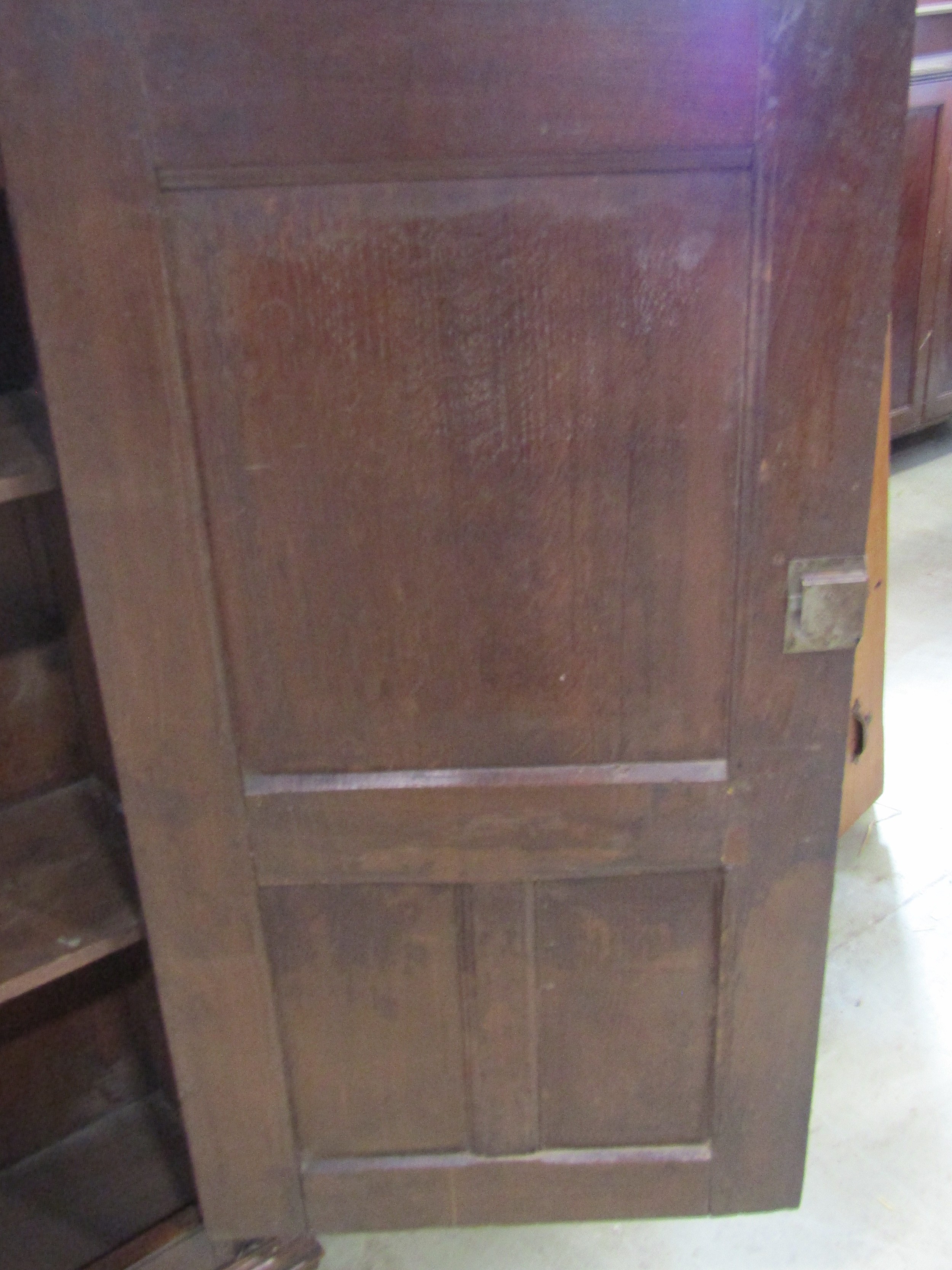 An old English style carved oak side cupboard in the Elizabethan style with panelled framework and - Image 3 of 6