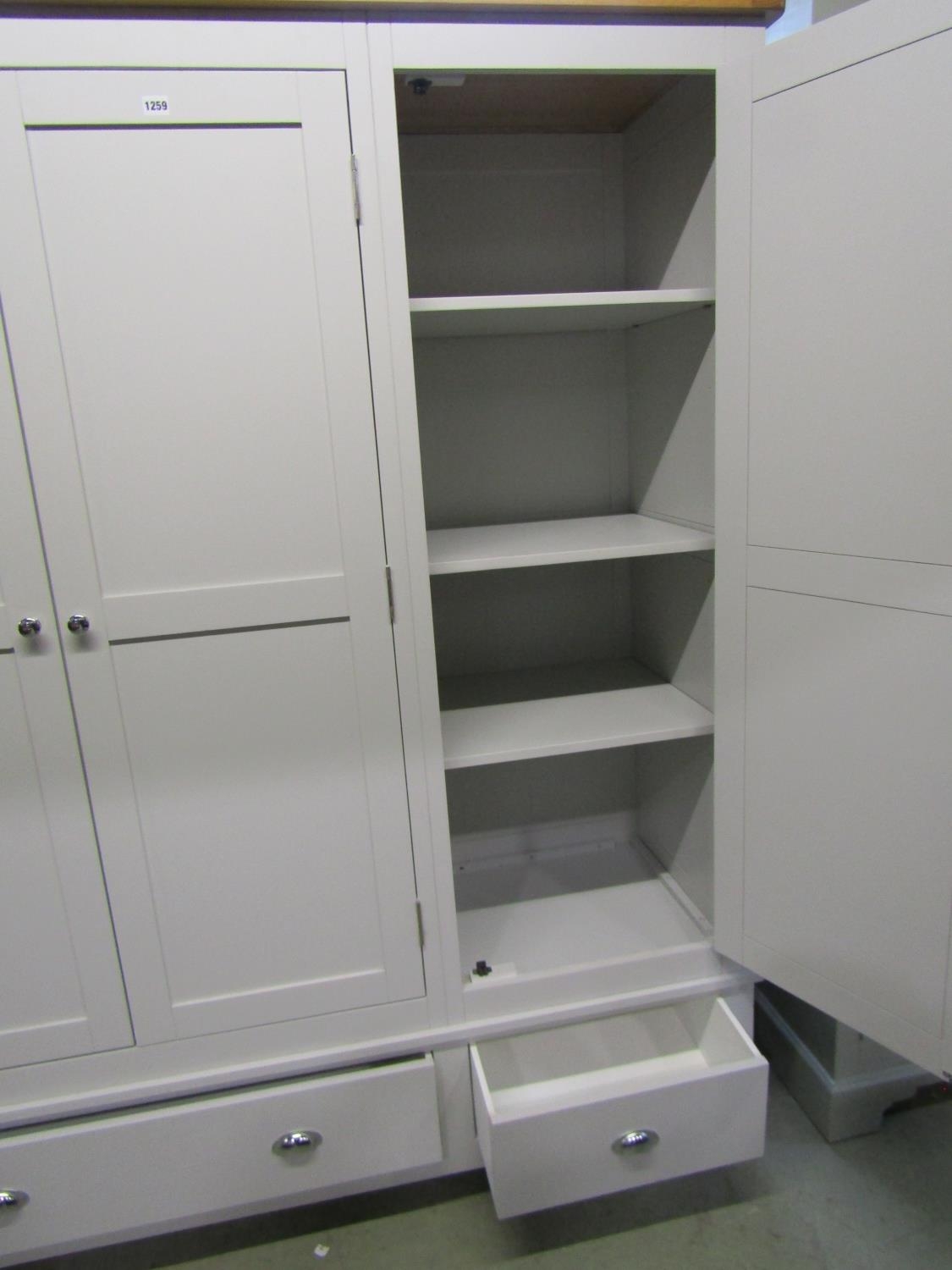 A Cotswold Company wardrobe in pebble grey, 160cm wide - Image 3 of 4