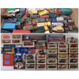A collection of boxed model vehicles including an Eddie Stobart lorry by Corgi 59504, vintage