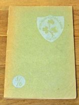 Irish Rugby Football Annual 1928 - compiled & edited by R J Hayes and W E Crawford