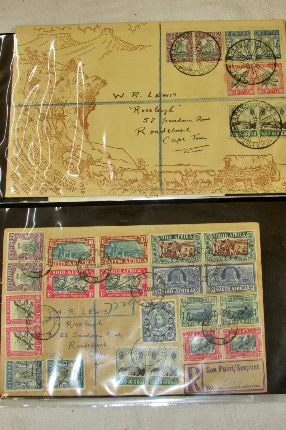 A genuine unpicked mainly commonwealth stamp collection in a springback album together with a good - Image 6 of 6