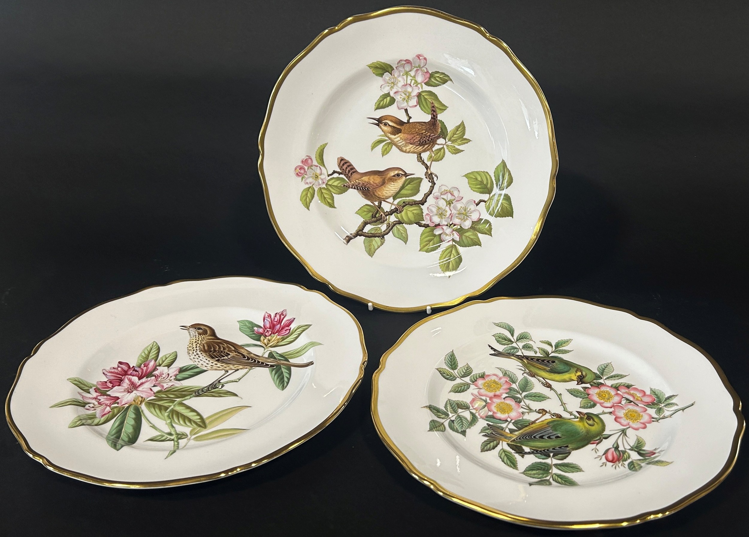 A set of six Spode British bird series plates by Harold Holdway together with three Spode game - Image 2 of 3