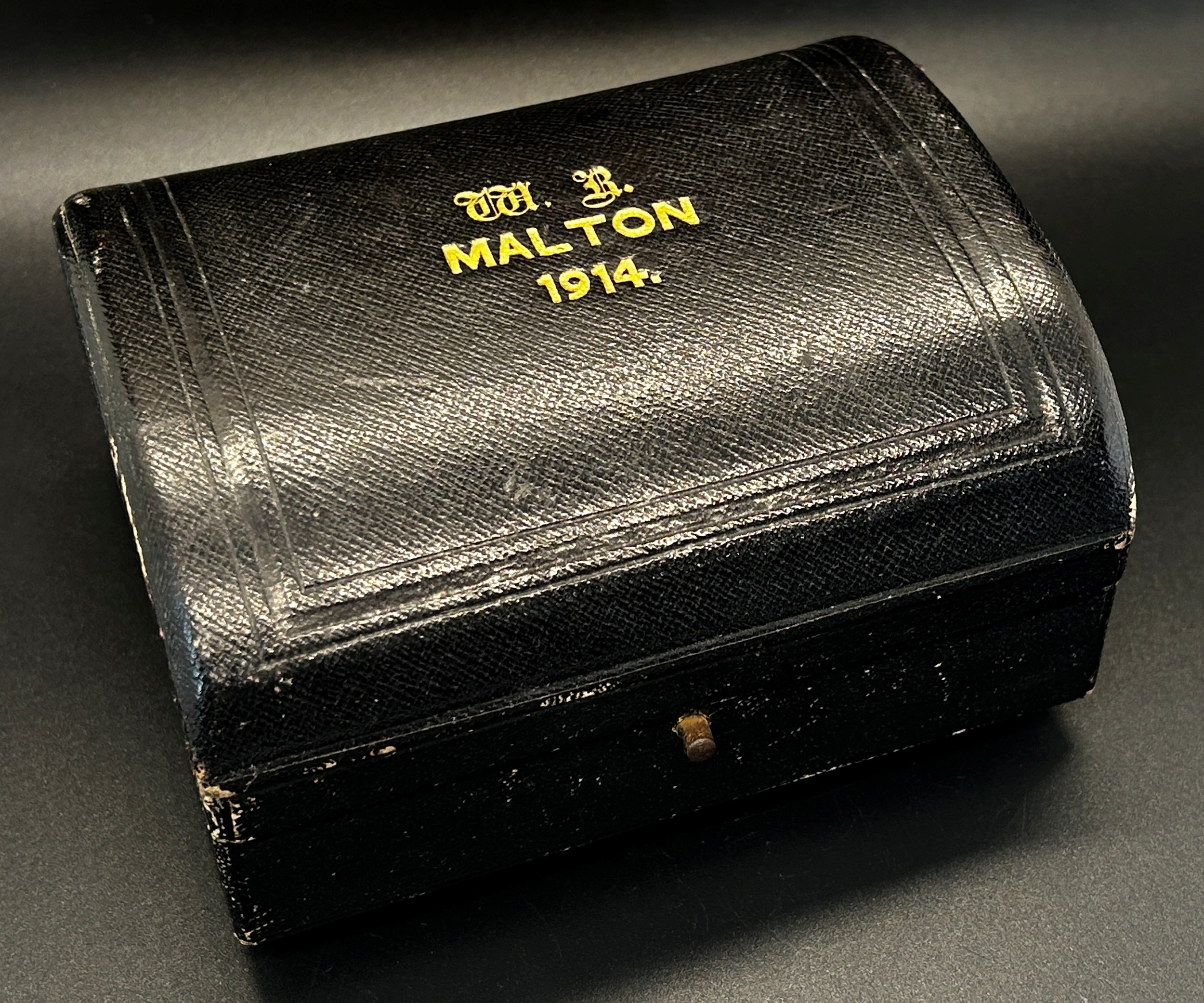 A military chaplains silver travelling communion set of a small tray and chalice, Chester 1912, - Bild 3 aus 9