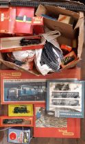 A large collection of 00 gauge railway models by Triang comprising 1960's RS24 'Pick Up' boxed goods