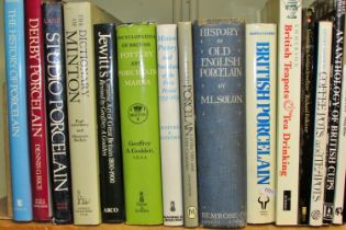 A small library of reference books relating to ceramics & porcelain (15) including A Brief History