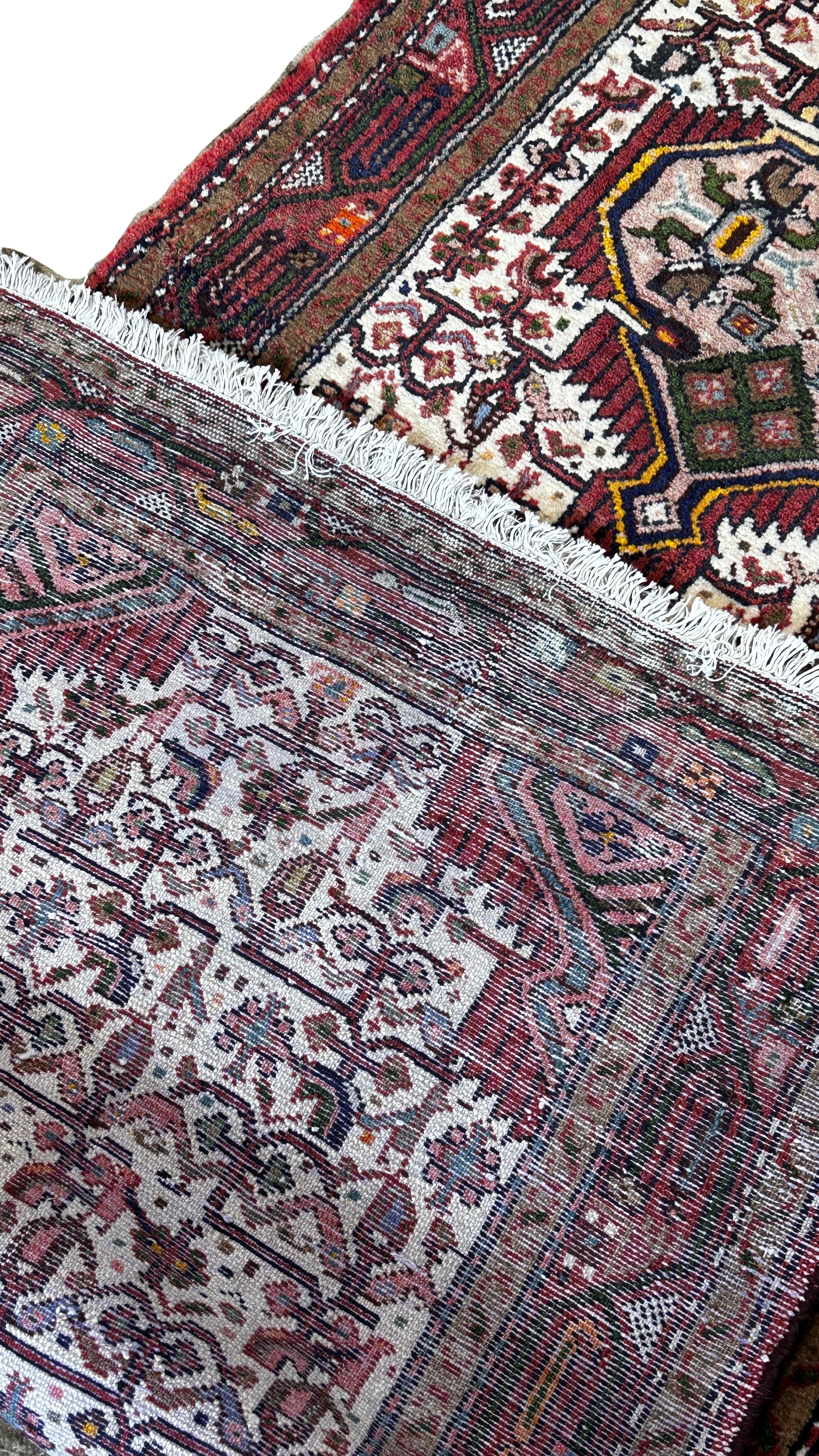 North West Persian Hamadan Runner, with a row of three extended medallions ,312 x .87cm - Image 3 of 3
