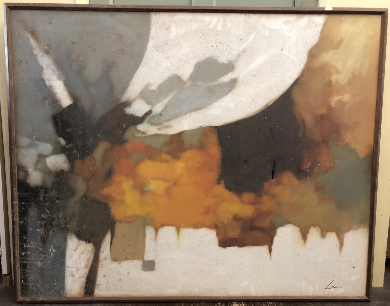 Lawson (20th Century) - 'Sierra Sunset in HS 46', oil on canvas, signed lower right, with title