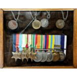 WWII and later medals, MX 723745 Evans RPO, HMS Vanguard, 39/45 Atlantic, Africa and Pacific