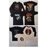 7 vintage garments featuring iconic bands including a tour sweatshirt for Motorhead 'Iron Fist' tour