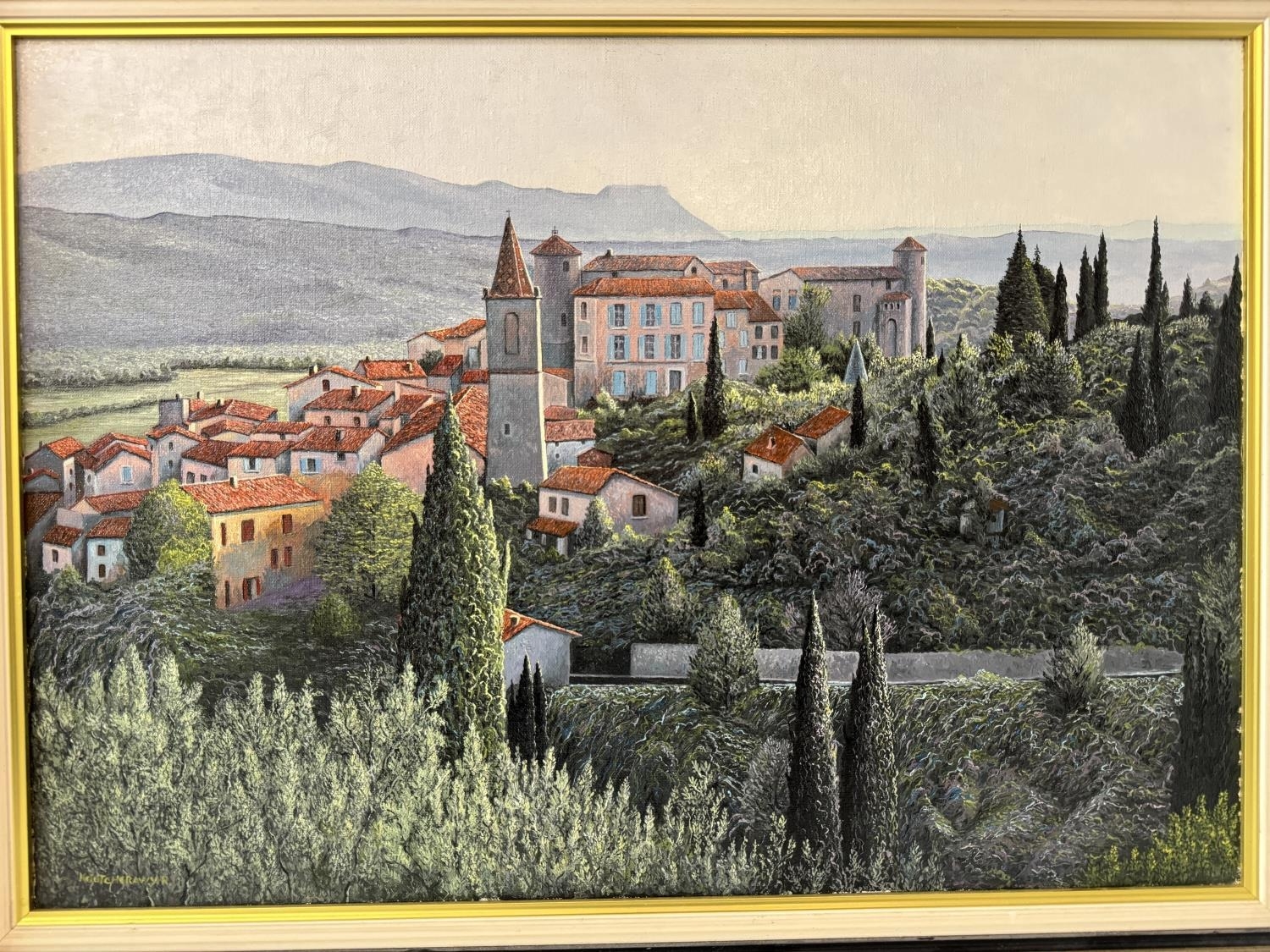 Raymond Koutcherawy (Provencal school, 1936-2016) - 'Fayance Village (Provence)', signed lower - Image 2 of 5