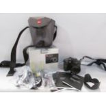 A Leica V Lux 4 camera and a Leica carry bag