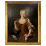 Circle of Antonio David (1698–1750) - Portrait of Maria Clementina Sobieska (18th Century), half-