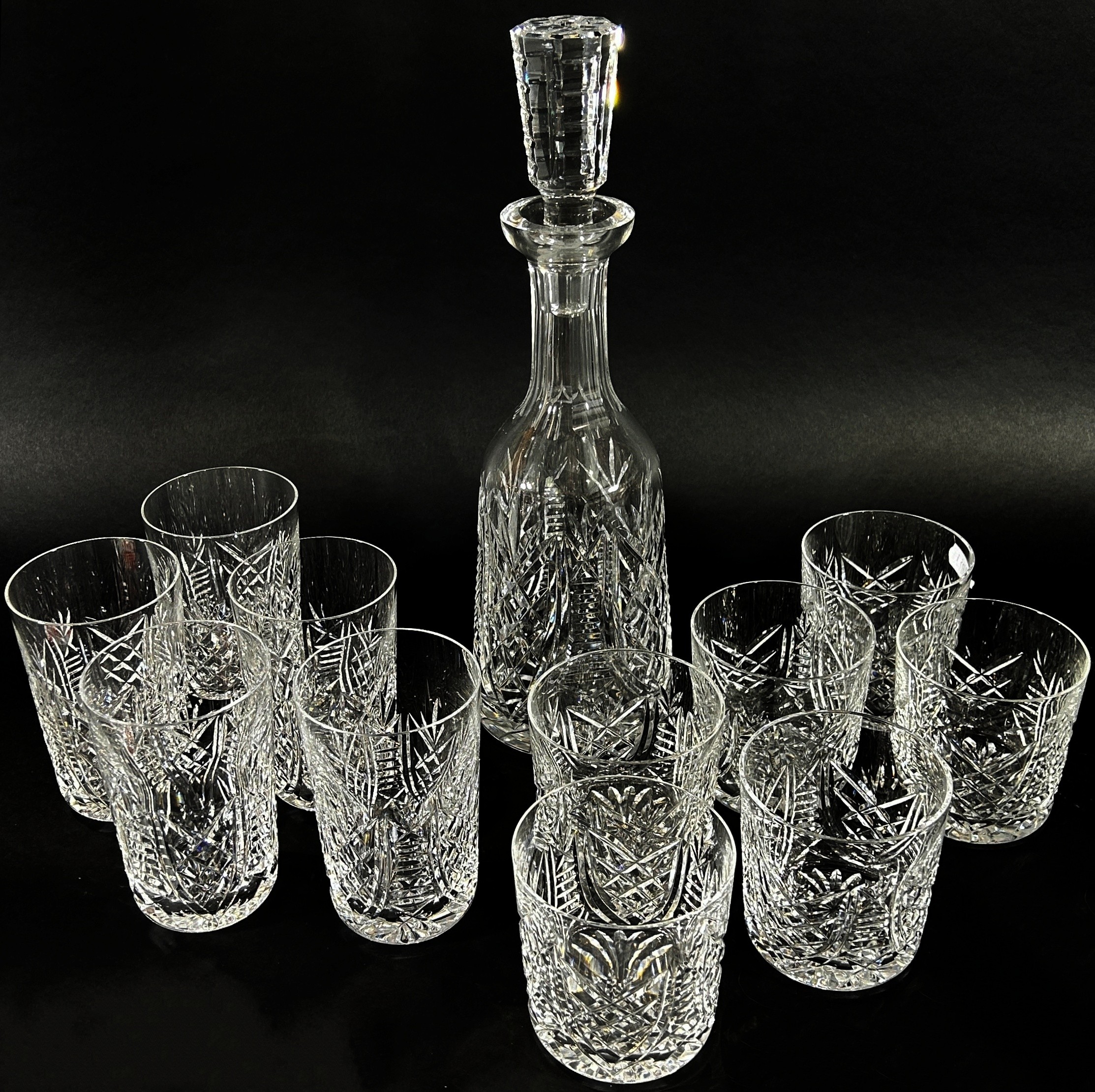 Waterford Crystal Glass Ware, to include, seven red wine glasses, seven champagne flutes, six - Image 3 of 3