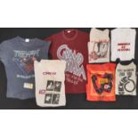 16 tour T shirts from the 1980's-90's for bands/ tours including 999, Eric Burdon, U2, The