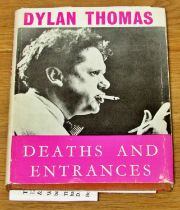 First edition (1946) of Dylan Thomas's Deaths & Entrances, previously belonging to the BBC Library