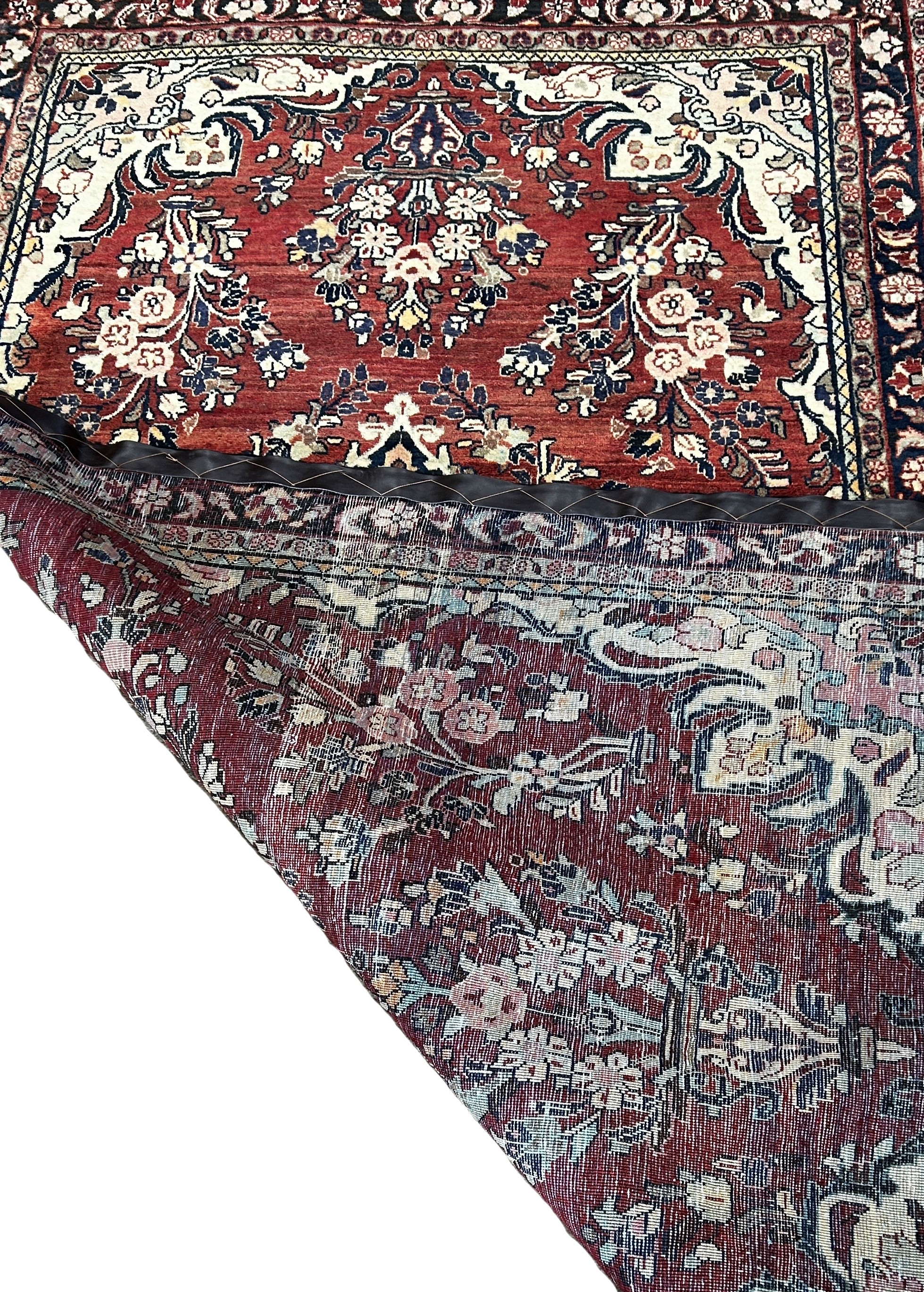 North West Persian Sarouk Mahal Rug, with a central floral medallion with clusters of flowers on a - Image 3 of 3