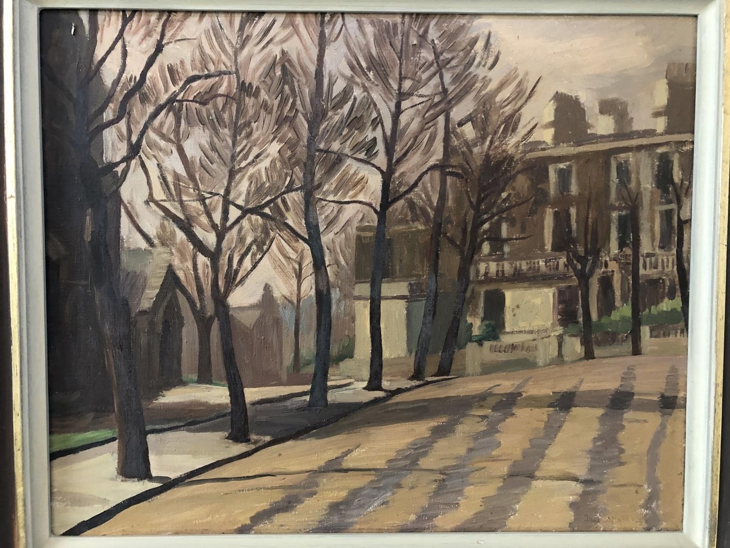 Anne Spalding (b.1911-?) - 'St John's Gardens, Ladbroke Grove', oil on canvas, signed lower right, - Image 2 of 5