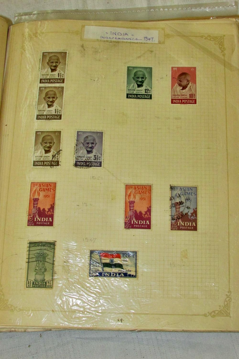 A genuine unpicked mainly commonwealth stamp collection in a springback album together with a good - Bild 2 aus 6