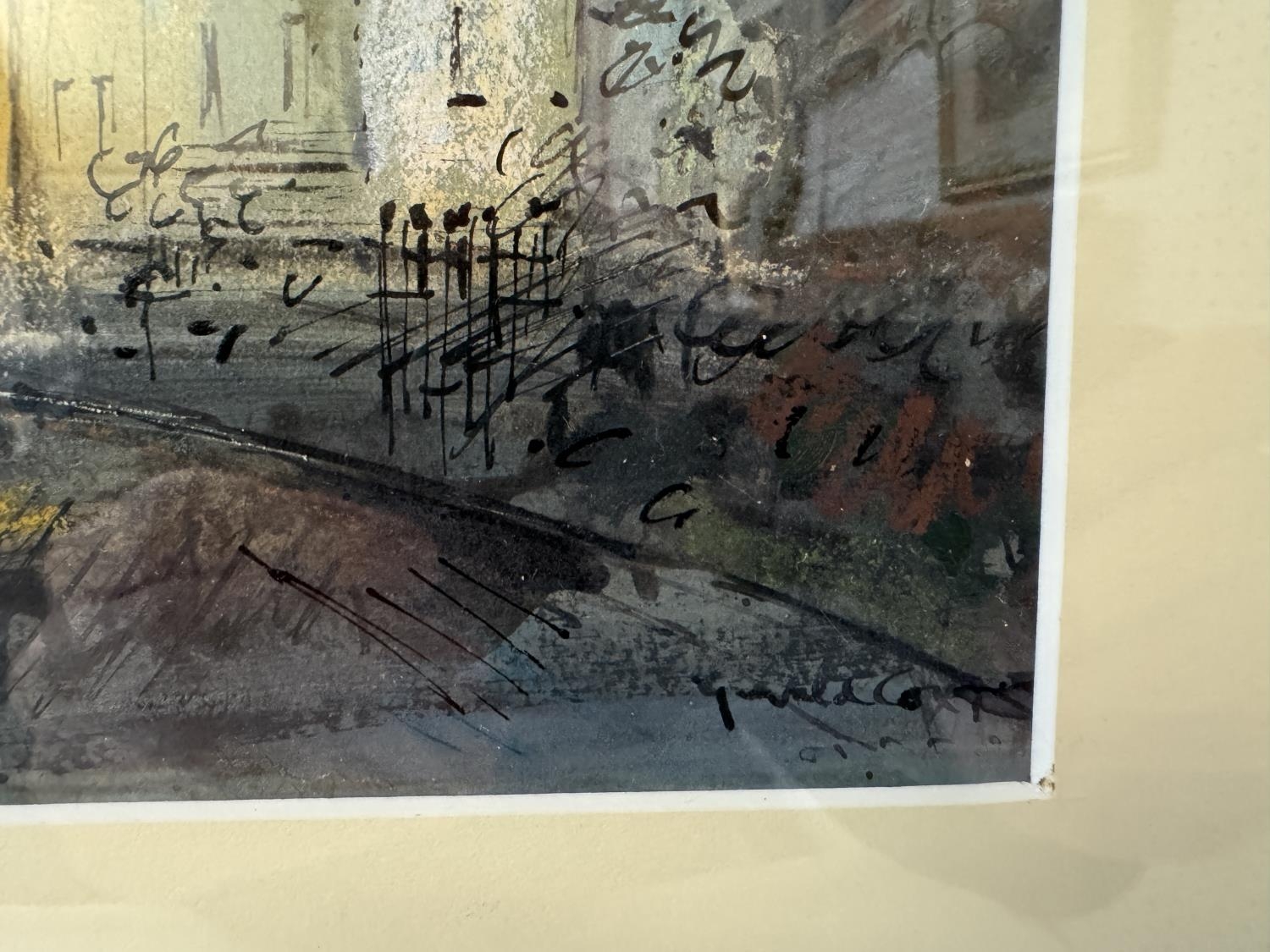 Gerald Cox (British, 20th Century) - 'Vicarage Street, Painswick', signed lower right, title - Image 3 of 5