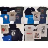 12 tour T shirts from the 1970's-90's for bands/ tours including Steppenwolf '77, Hawkwind '82, Joan